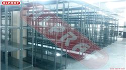 Steel store shelf systems