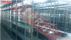 Steel store shelf systems